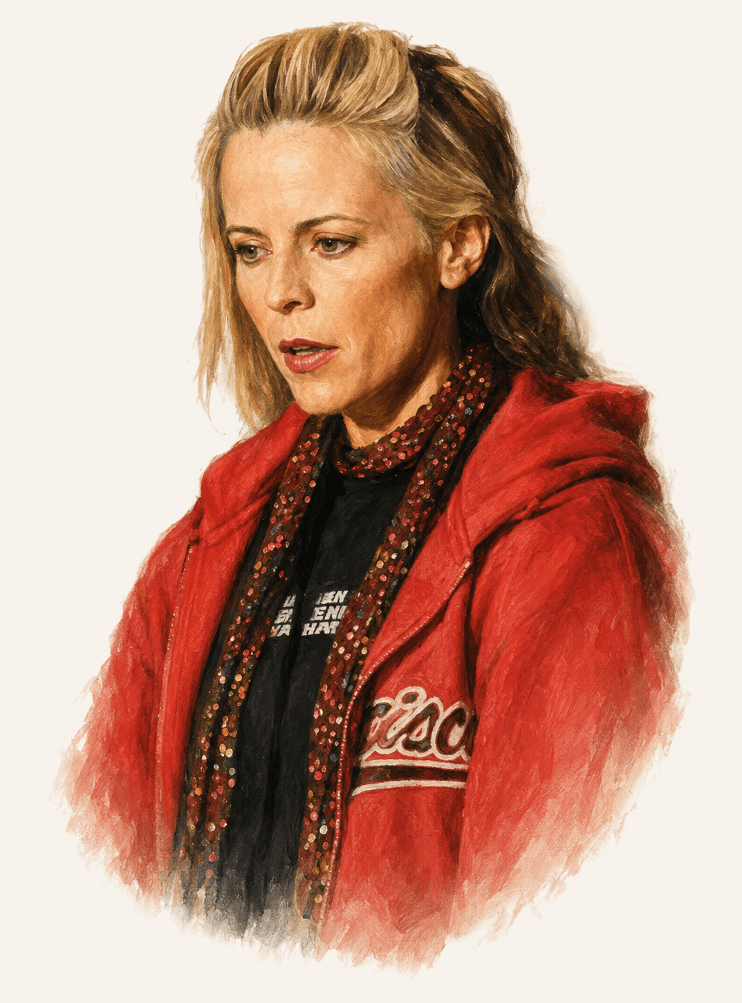 Painted portrait of Maria Bamford