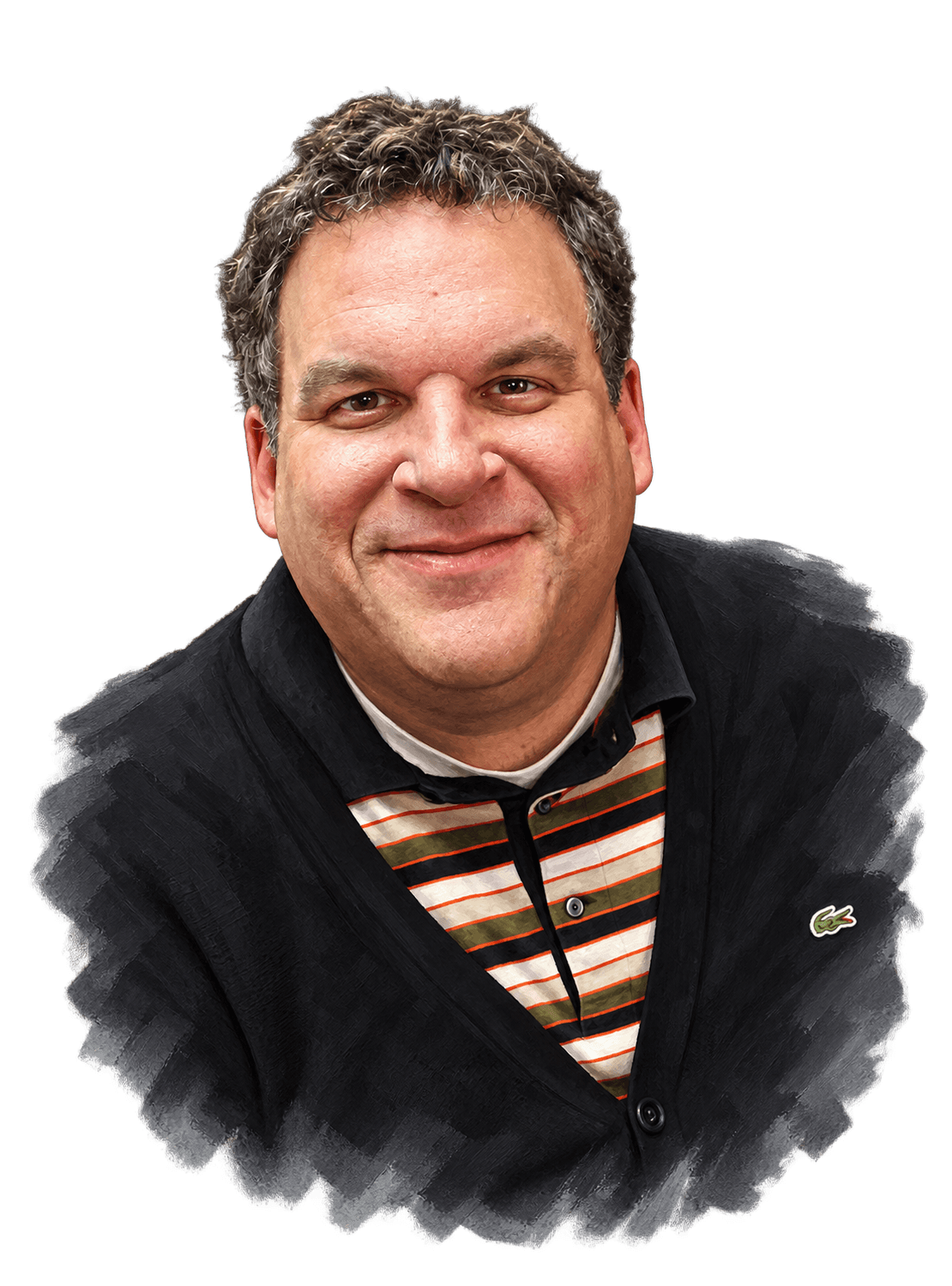 Painted portrait of Jeff Garlin